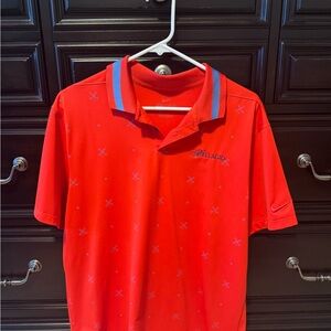 Nike Red Bellagio Polo Shirt for Men